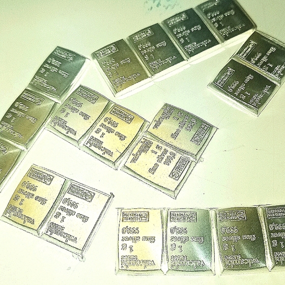 SALE 4x 1G Bars of Valcambi Suisse Fine Silver Bars .999 Silver Bundle of Silver - Picture 3 of 9